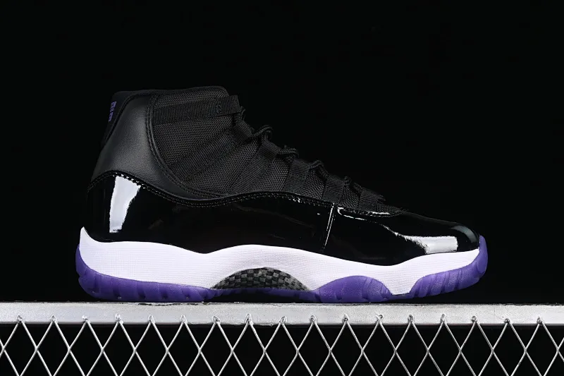 All categories Air Jordan Jordan series basketball shoes Air Jordan 11 Air Jordan 11 Retro AJ11 Joe 11 patent leather black and purple CT8812-999